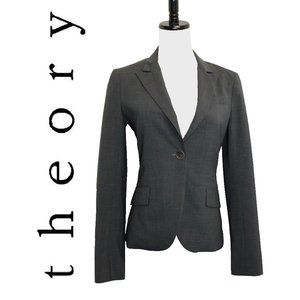 THEORY Cropped Blazer